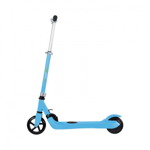 La trottinette électrique bleue pour enfants 120 W 5