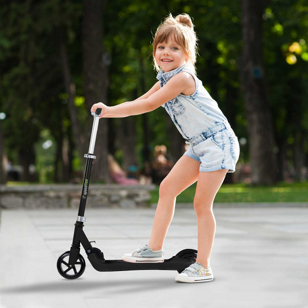 La trottinette électrique noire pour enfants 120 W 5